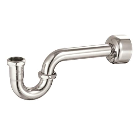 Kingston Brass 114inch Brass PTrap, 18 Gauge, Polished Nickel CC8146